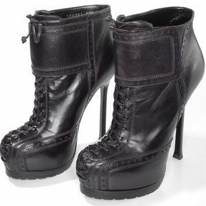 NIB YSL Yves Saint Laurent Tribtoo Booties sz 37.5